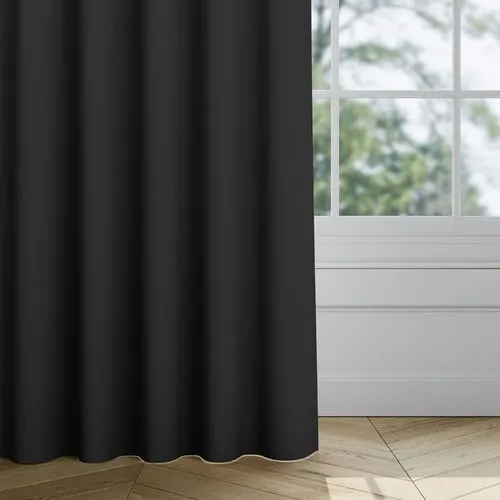 Mila Ebony Curtains | Blinds.Online