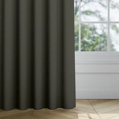 Mila Slate Curtains | Blinds.Online