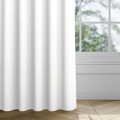 Mila White Curtains | Blinds.Online