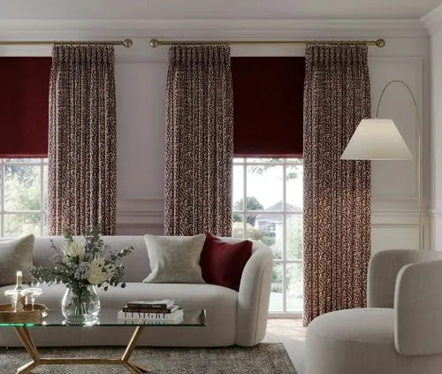 Nancy Merlot Curtains | Blinds.Online