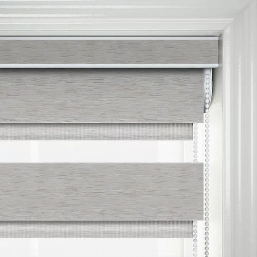 DellaScala Dove Grey Day and Night Blind | Blinds.Online