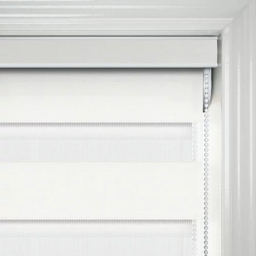 DellaScala Pearl White Day and Night Blind | Blinds.Online