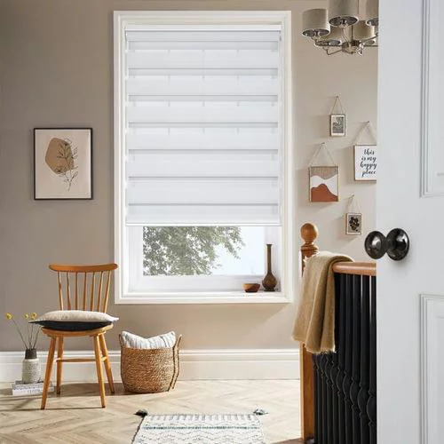 Farnese Soft White Day and Night Blind | Blinds.Online