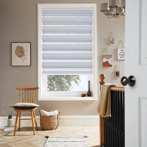 Montenapoleone Chrome Day and Night Blind | Blinds.Online