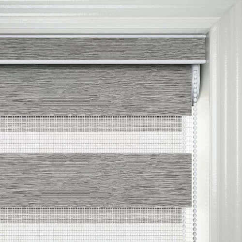 Sforza Slate Grey Day and Night Blind | Blinds.Online