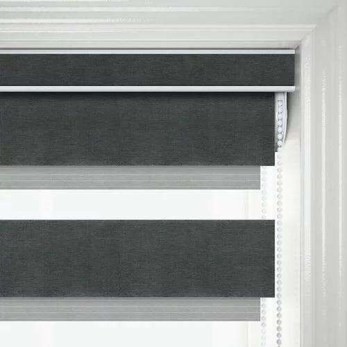 Tornabuoni Gunmental Day and Night Blind | Blinds.Online