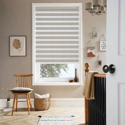 Verdi Natural Linen Day and Night Blind | Blinds.Online