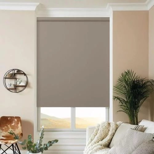 Belen Putty Electric Roller Blind | Blinds.Online