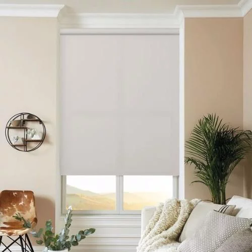 Maren Dove Electric Roller Blind | Blinds.Online