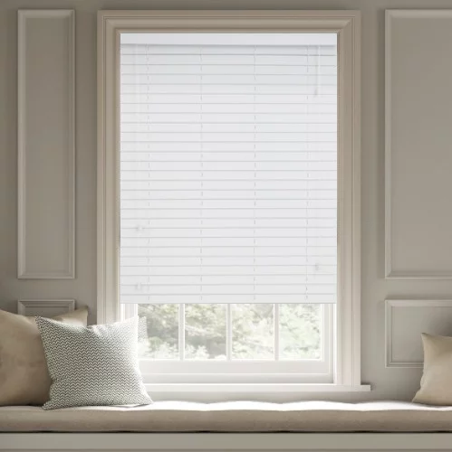 Adah LS 50mm Slat Faux Wood Blind | Blinds.Online