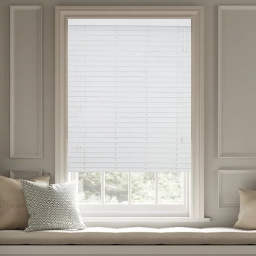 Camellia LS 50mm Slat Faux Wood Blind | Blinds.Online