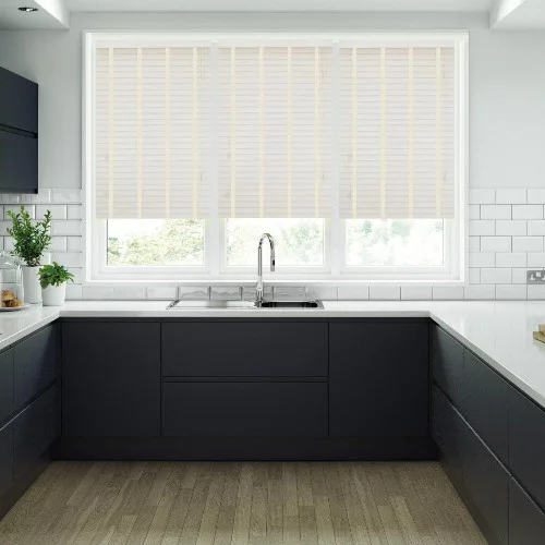 Clover LT 50mm Tape Faux Wood Blind | Blinds.Online