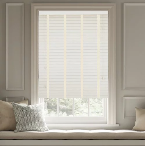 Clover LT 50mm Tape Faux Wood Blind | Blinds.Online