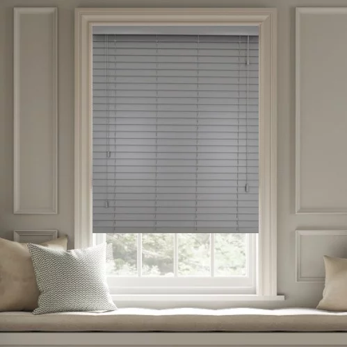 Croft LS 50mm Slat Faux Wood Blind | Blinds.Online