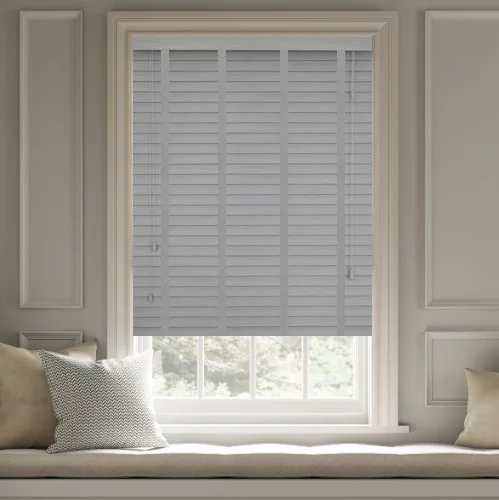 Emmersyn LT 50mm Tape Faux Wood Blind | Blinds.Online