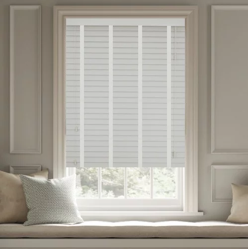 Hadley LT 50mm Tape Faux Wood Blind | Blinds.Online