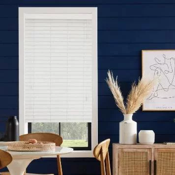 Harlee LS 50mm Slat Faux Wood Blind | Blinds.Online