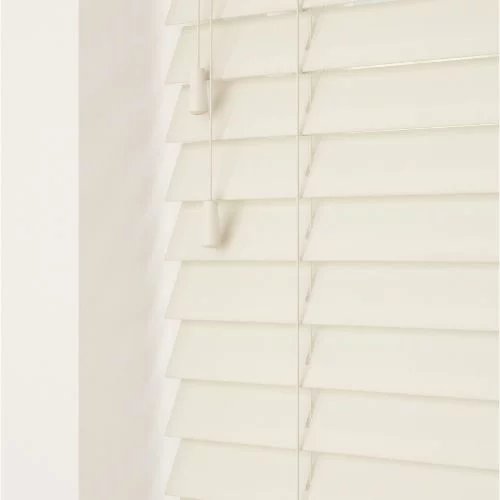 Harlee LS 50mm Slat Faux Wood Blind | Blinds.Online