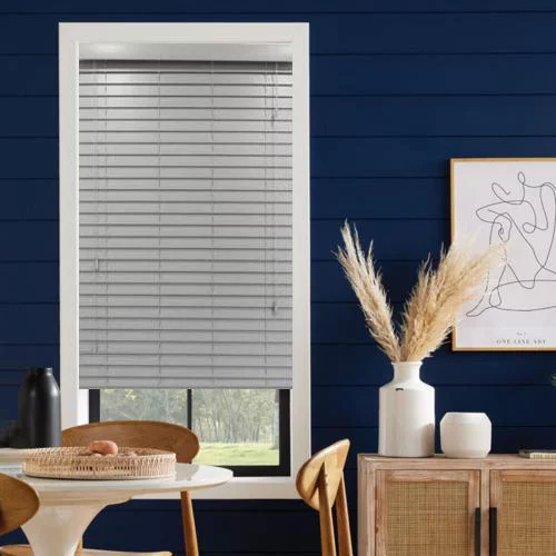 Harlow LS 50mm Slat Faux Wood Blind | Blinds.Online