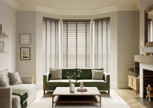 Harlow LT 50mm Tape Faux Wood Blind | Blinds.Online