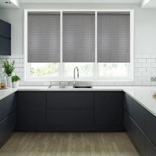 Lara LS 50mm Slat Faux Wood Blind | Blinds.Online