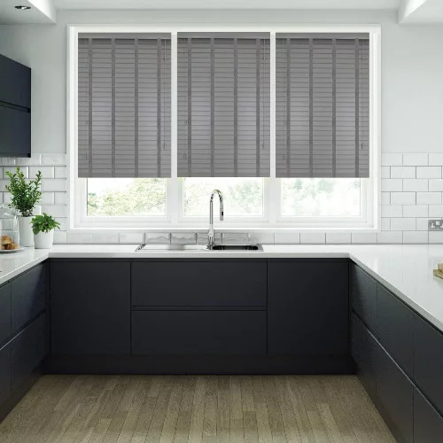 Lara ST 35mm Tape Faux Wood Blind | Blinds.Online