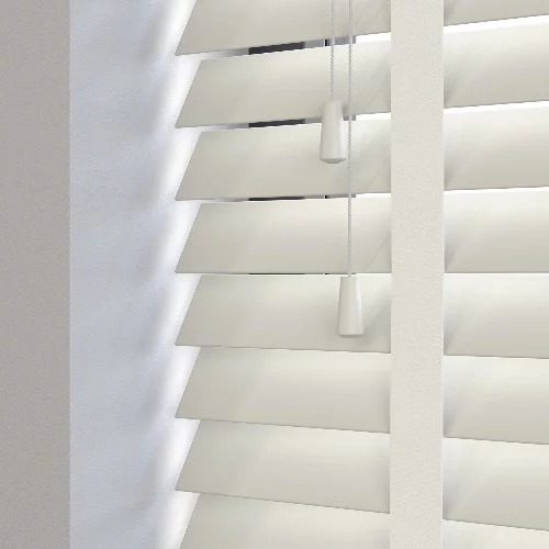 Lilith LT 50mm Tape Faux Wood Blind | Blinds.Online