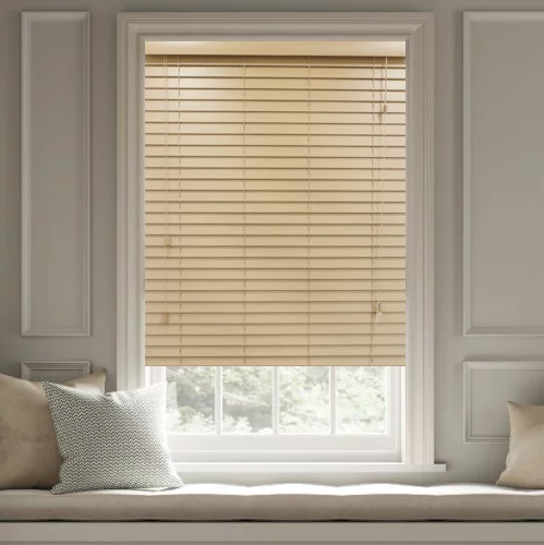 Primrose LS 50mm Slat Faux Wood Blind | Blinds.Online