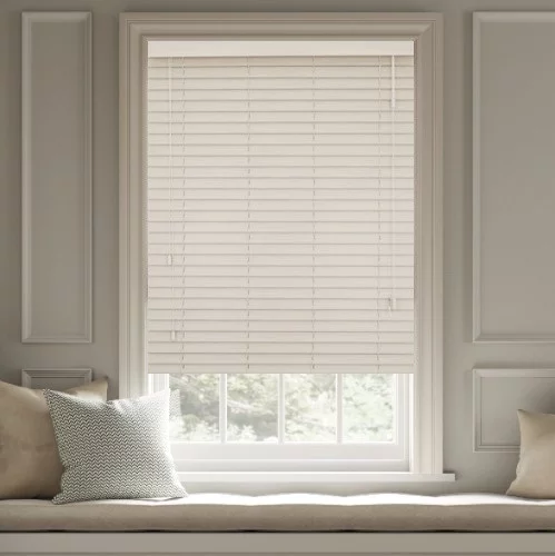 Ramona LS 50mm Slat Faux Wood Blind | Blinds.Online