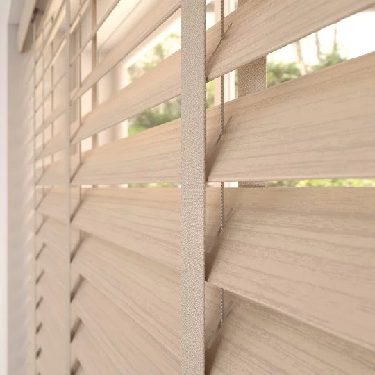 Ramona LT 50mm Tape Faux Wood Blind | Blinds.Online