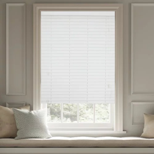 Reseda LS 50mm Slat Faux Wood Blind | Blinds.Online