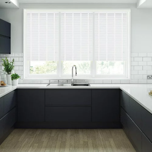 Rosa LT 50mm Tape Faux Wood Blind | Blinds.Online