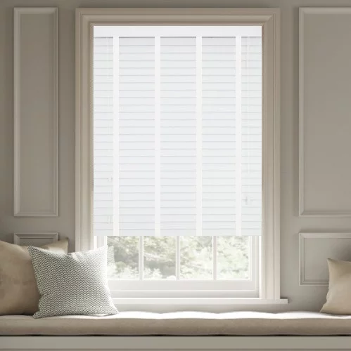 Rosa LT 50mm Tape Faux Wood Blind | Blinds.Online