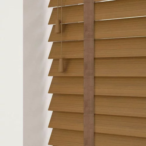 Viola LT 50mm Tape Faux Wood Blind | Blinds.Online