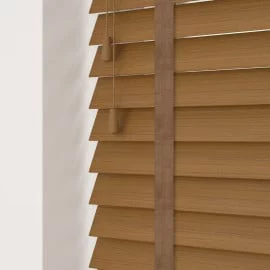 Viola ST 35mm Tape Faux Wood Blind | Blinds.Online