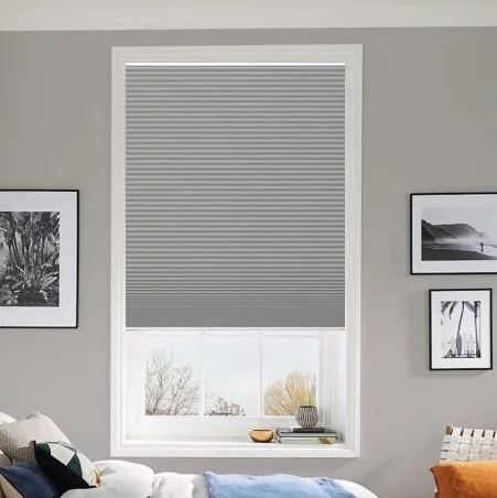 Agustus Blackout Dove Grey Honey Comb Blind | Blinds.Online