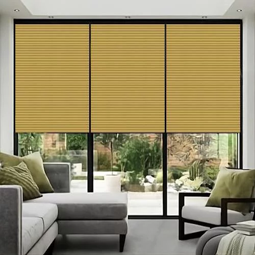 Allium Ochre Honey Comb Blind | Blinds.Online