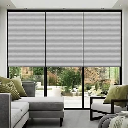 Array Cool Grey Honey Comb Blind | Blinds.Online