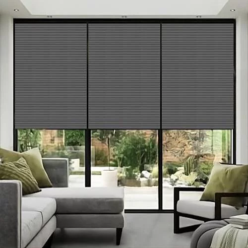 Bridget Smoke Honey Comb Blind | Blinds.Online