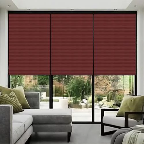 Darwin Burgundy Honey Comb Blind | Blinds.Online