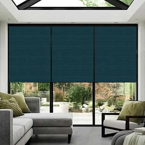 Darwin Teal Honey Comb Blind | Blinds.Online