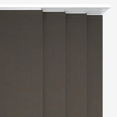 Leliana Blackout Brown Panel Blind | Blinds.Online