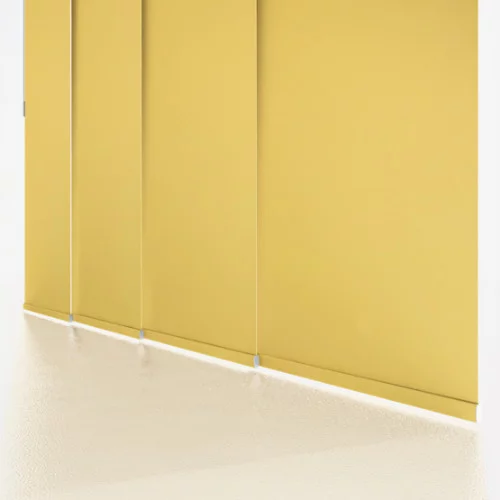 Leliana Blackout Daffodil Yellow Panel Blind | Blinds.Online