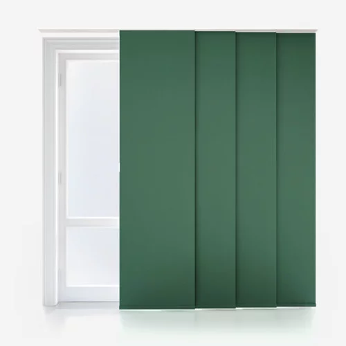 Leliana Blackout Hunter Green Panel Blind | Blinds.Online