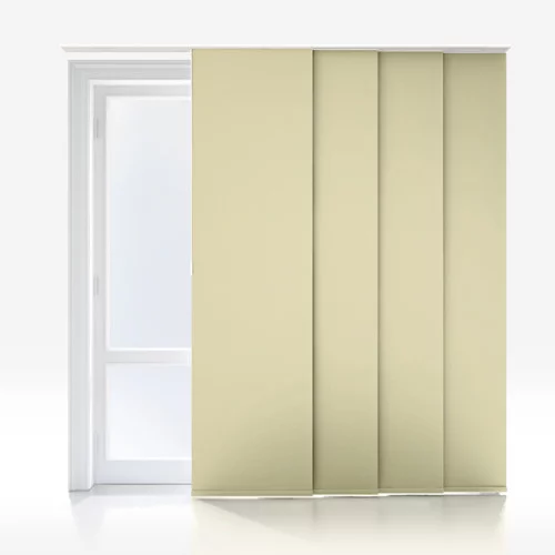 Leliana Blackout Ivory Panel Blind | Blinds.Online