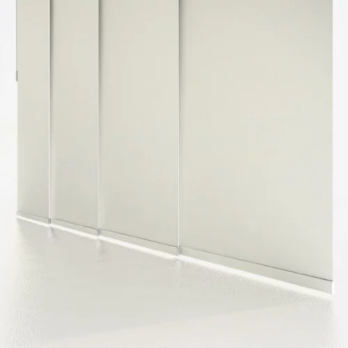 Leliana Blackout White Panel Blind | Blinds.Online