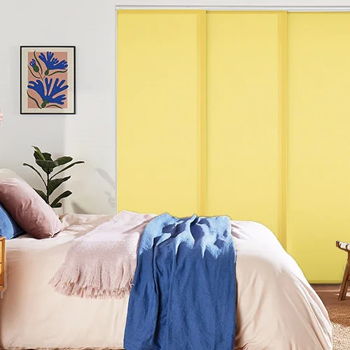 Leliana Daffodil Yellow Panel Blind | Blinds.Online