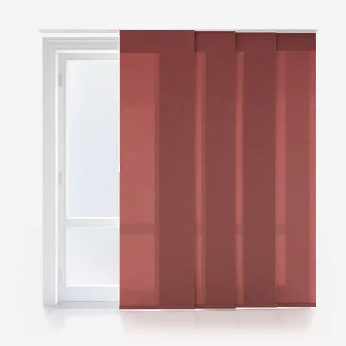 Leliana Merlot Red Panel Blind | Blinds.Online