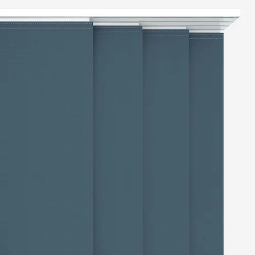 Vivienne Blackout Airforce Blue Panel Blind | Blinds.Online