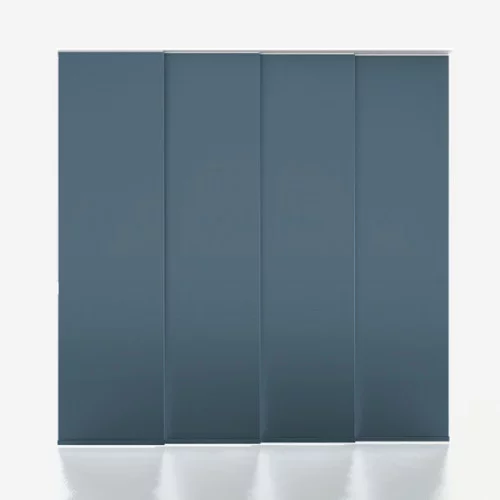 Vivienne Blackout Airforce Blue Panel Blind | Blinds.Online